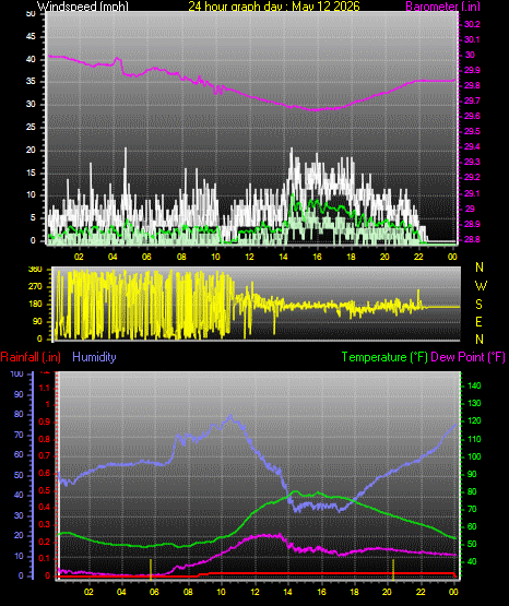 24 Hour Graph for Day 12