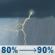 Friday: Rain showers likely between 7am and 10am, then showers and thunderstorms. Cloudy. High near 74, with temperatures falling to around 71 in the afternoon. East wind 3 to 8 mph, with gusts as high as 20 mph. Chance of precipitation is 90%. New rainfall amounts between 1 and 2 inches possible. Friday: Showers And Thunderstorms