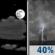 Monday Night: Partly Cloudy then Chance Showers And Thunderstorms